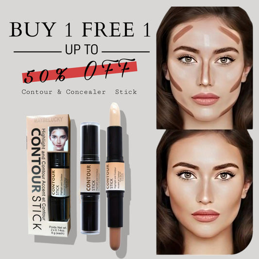 Buy 1 Get 1 Free " 2pieces " Double Headed Contour& Concealer Stick