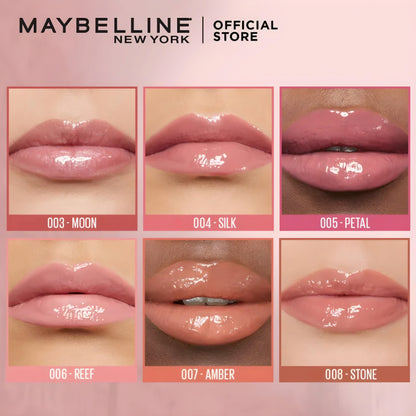 Buy 1 Get 2 Free ( 3 pieces ) Maybelline  Lifter Gloss - With Hyaluronic Acid, Hydrating Lip Gloss, Plumping Lip Balm