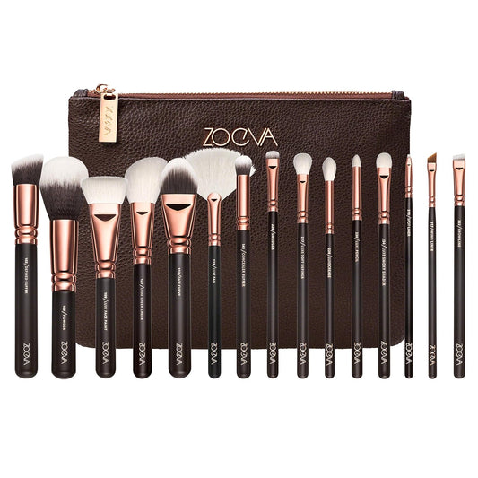 Zoeva Fashion 15pcs Wool Makeup Brushes Sets Tools Dazzle Colour Brushes